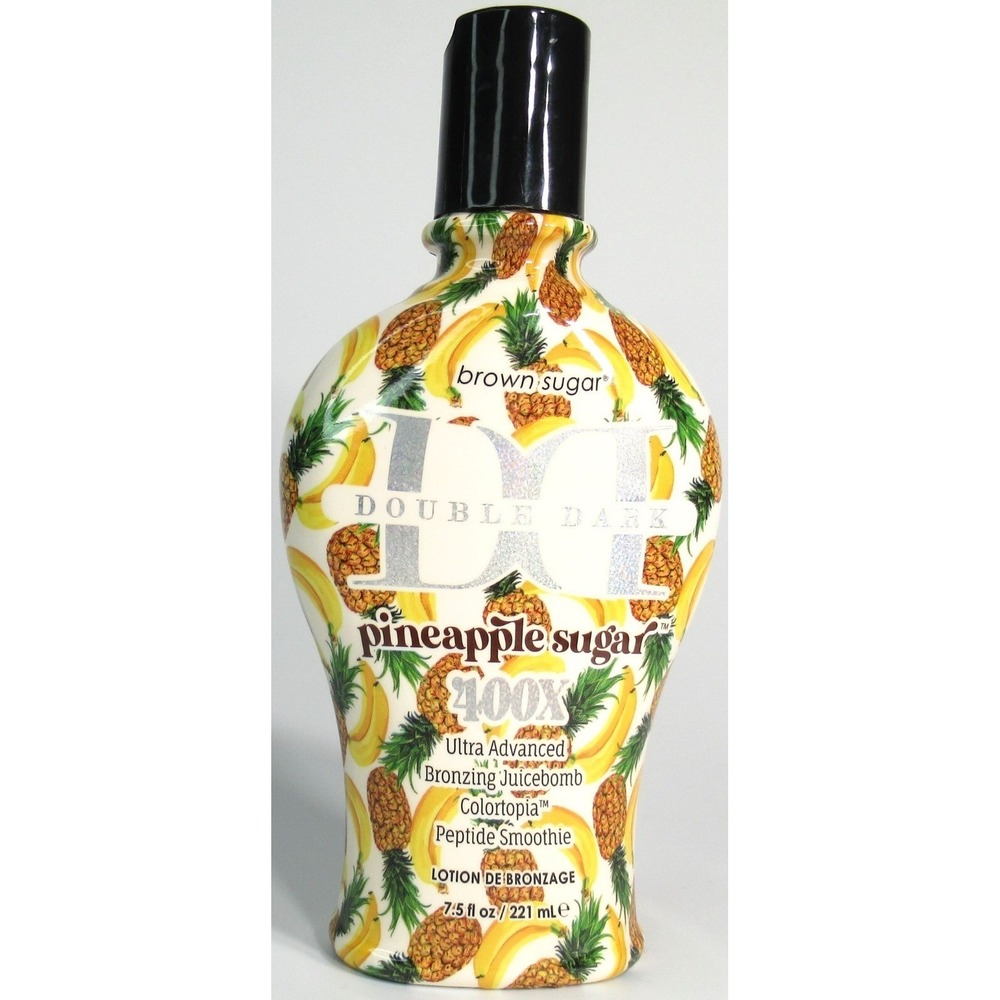 Brown Sugar Double Dark Pineapple Sugar 400X Bronzing Tanning Lotion 7.5oz